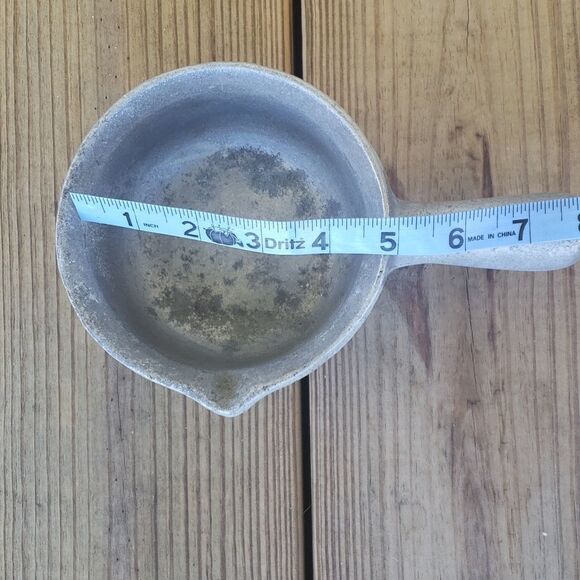 Vintage pewter melting pot - Picture 5 of 9